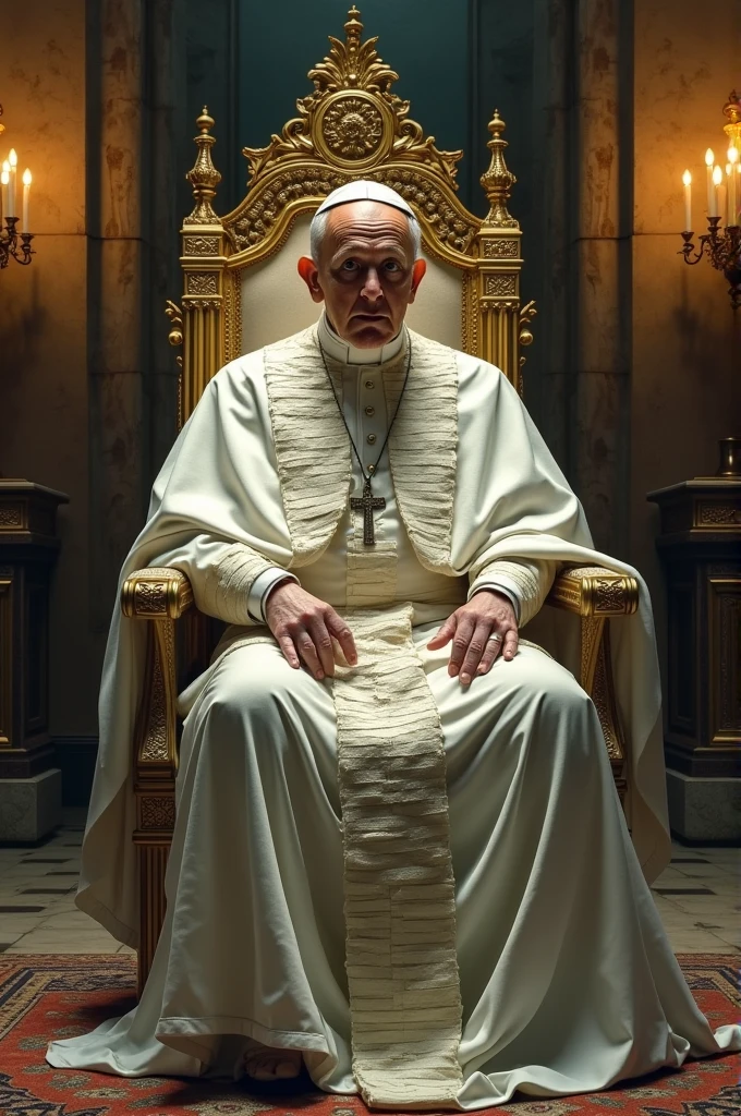 Pope Francis mummified