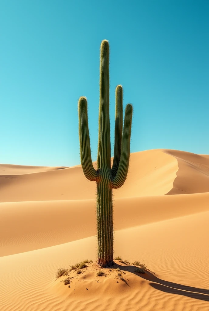 Cactus in a desert