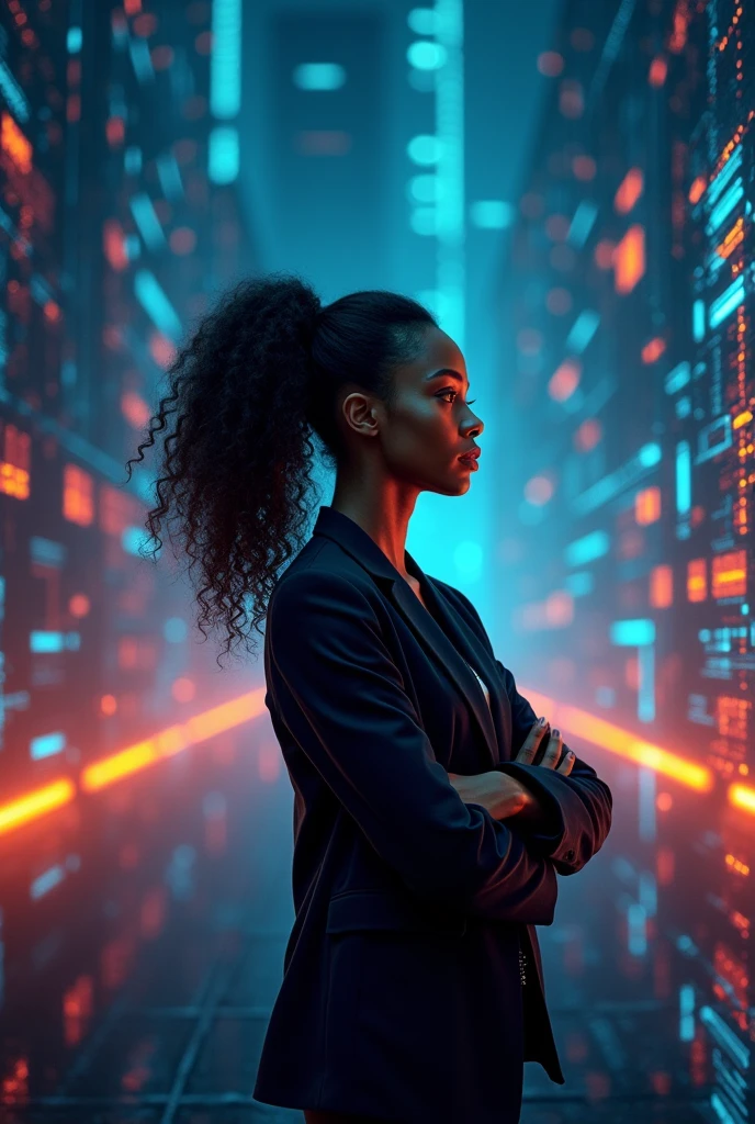 
Cover Concept:

Background: A high-tech grid or network with dynamic elements representing the logistics industry, featuring subtle icons or infographics related to logistics.
Central Image: A powerful image of black women leading a team through complex logistics scenarios, perhaps with digital overlays illustrating their strategic impact.

convey strength and leadership.