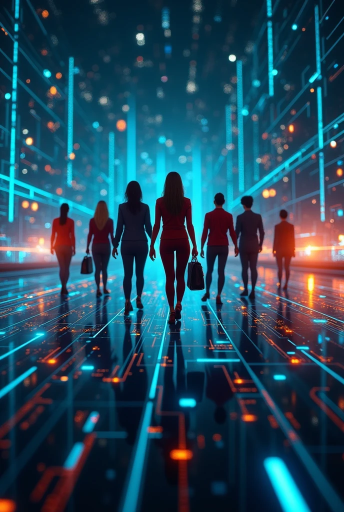 Cover Concept:
Background: A high-tech grid or network with dynamic elements representing the logistics industry, featuring subtle icons or infographics related to logistics.
Central Image: A powerful image of black women leading a team through complex logistics scenarios, perhaps with digital overlays illustrating their strategic impact.
convey strength and leadership.