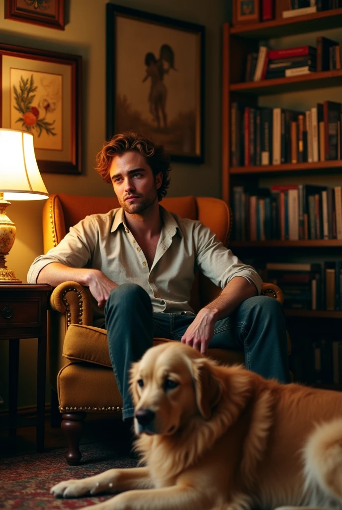 robert pattinson with a pat