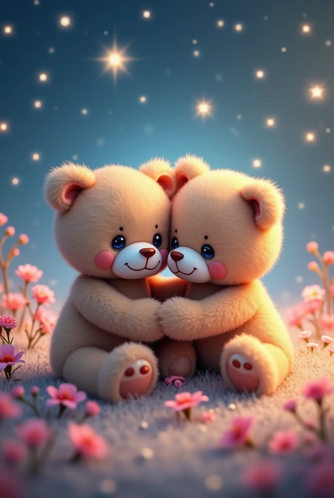 As an image that represents love That is very special to dedicate A model to draw Like teddy bears
