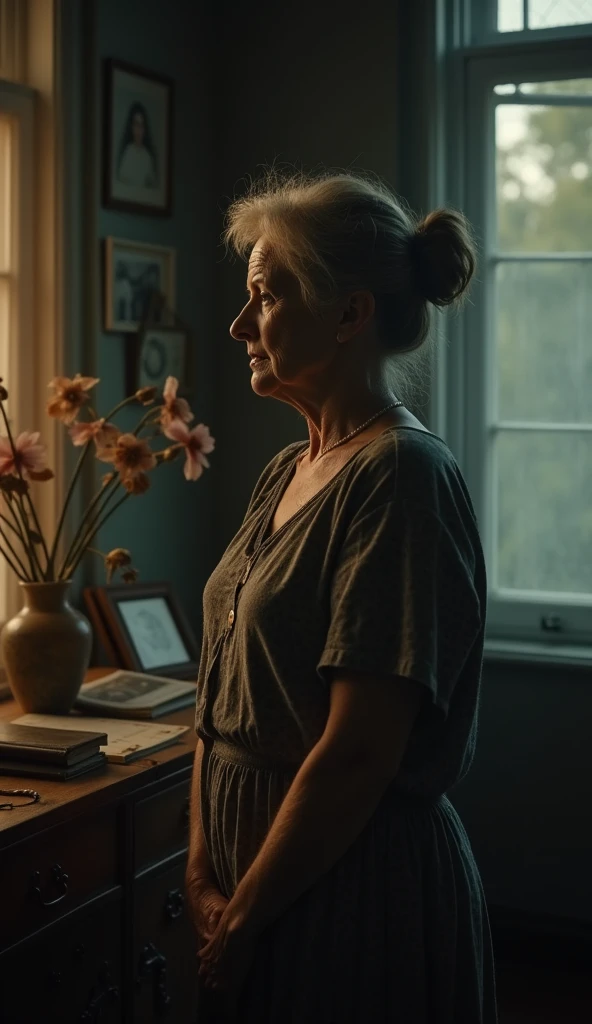 My face is etched with grief, and my voice carries the sorrow of a mother who can never find peace