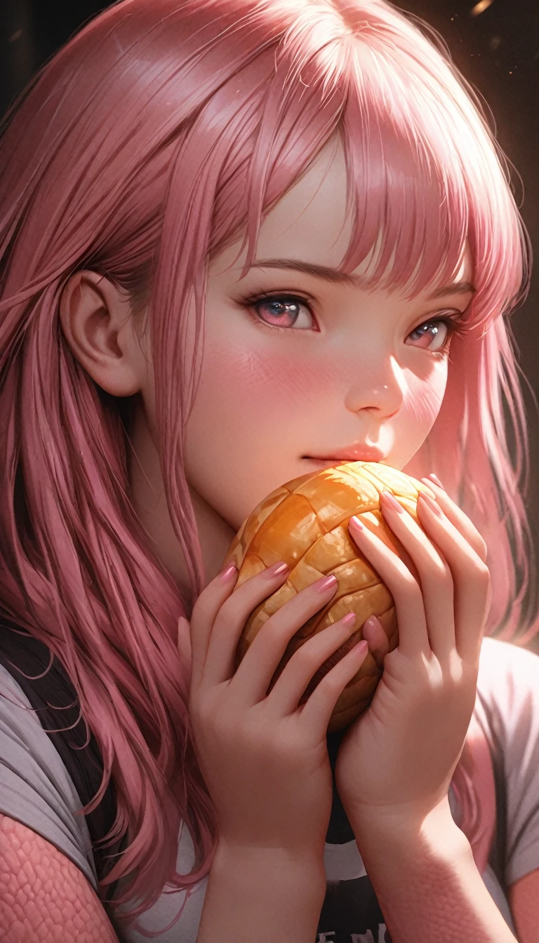 Cute and, Pink Hair, Bunny girl, Ultra-realistic, Detailed lighting, anime, Have  , rtrophto1, (Perfect hands, Perfect Anatomy),(Realistic skin texture:1.3),