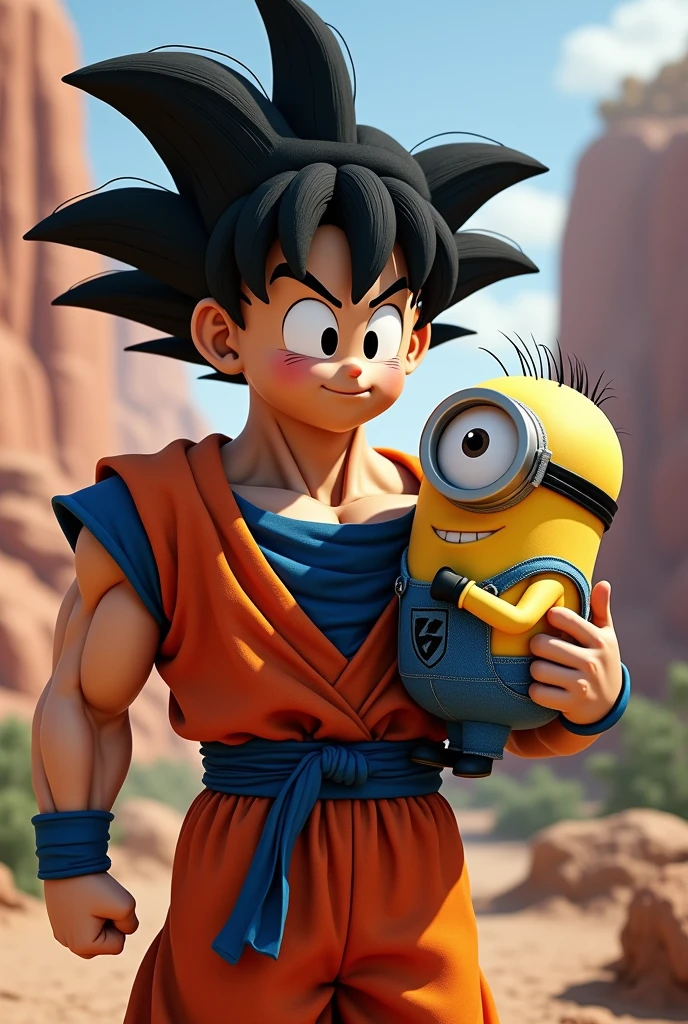Goku and minion fucking