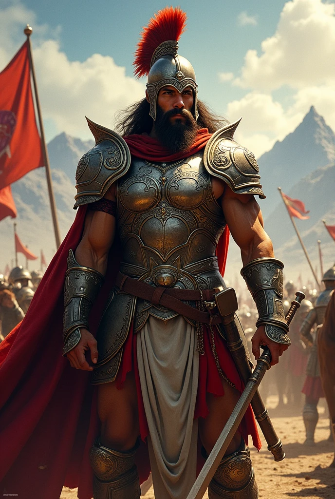 Picture of the warrior Bamsi Beyrek