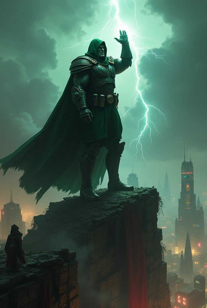 dr.doom going to start his new world.