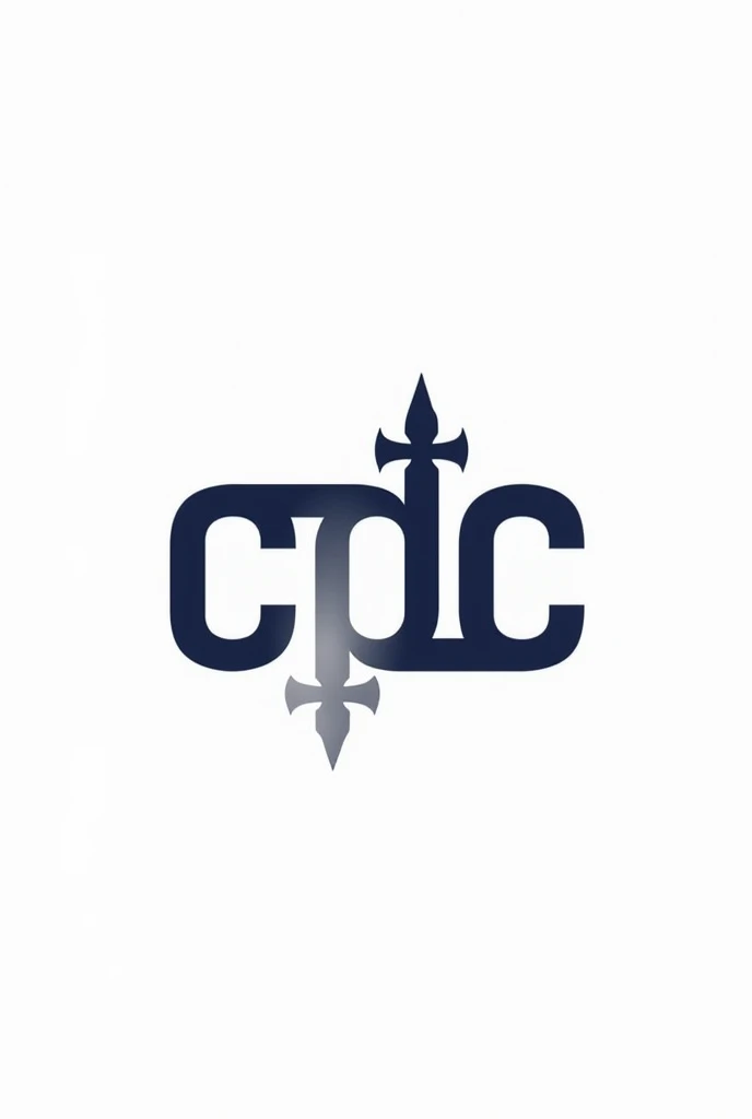 Logo of a military alliance organization taking reference from a real one with the acronym CDC minimalist