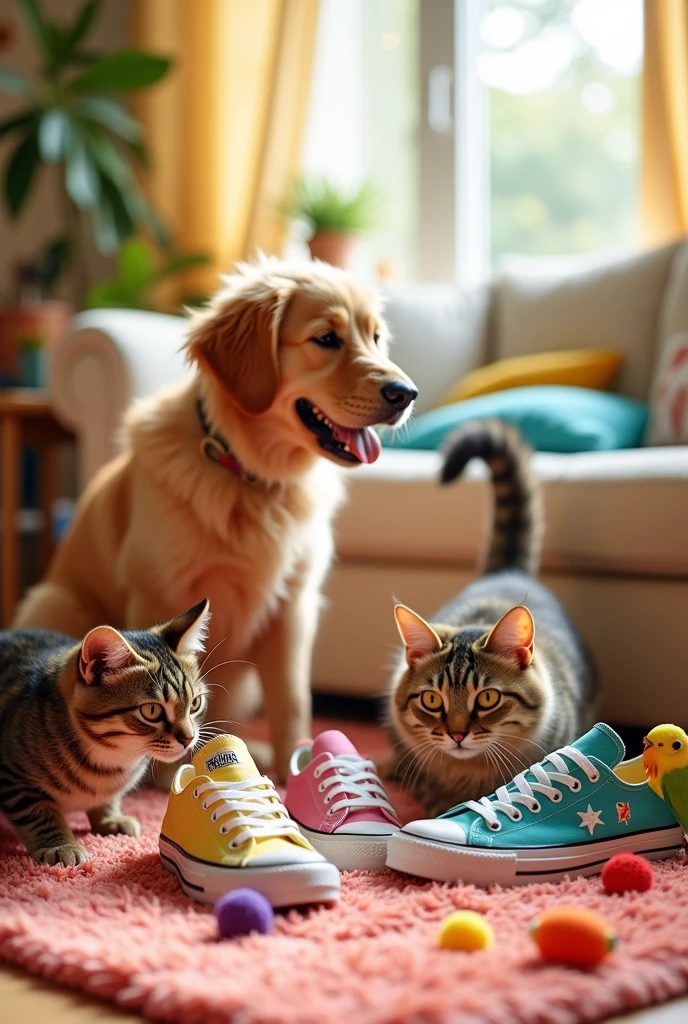 make an image for a collection about pets, for an e-commerce store it could be sneakers