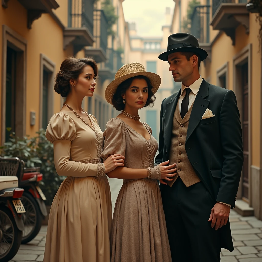 Vintage photography, Nostalgic charm, Timeless appeal, old world aesthetics, Classic elegance, warm tones, soft focus, aged textures, evoking nostalgia, historical environment, Telling stories through images, Vintage atmosphere, timeless compositions, authentic vintage look, professional technique, (Best Quality, masterpiece, photorealistic), very aesthetic, perfect composition, intricate details, ultra detailed, vivid colors