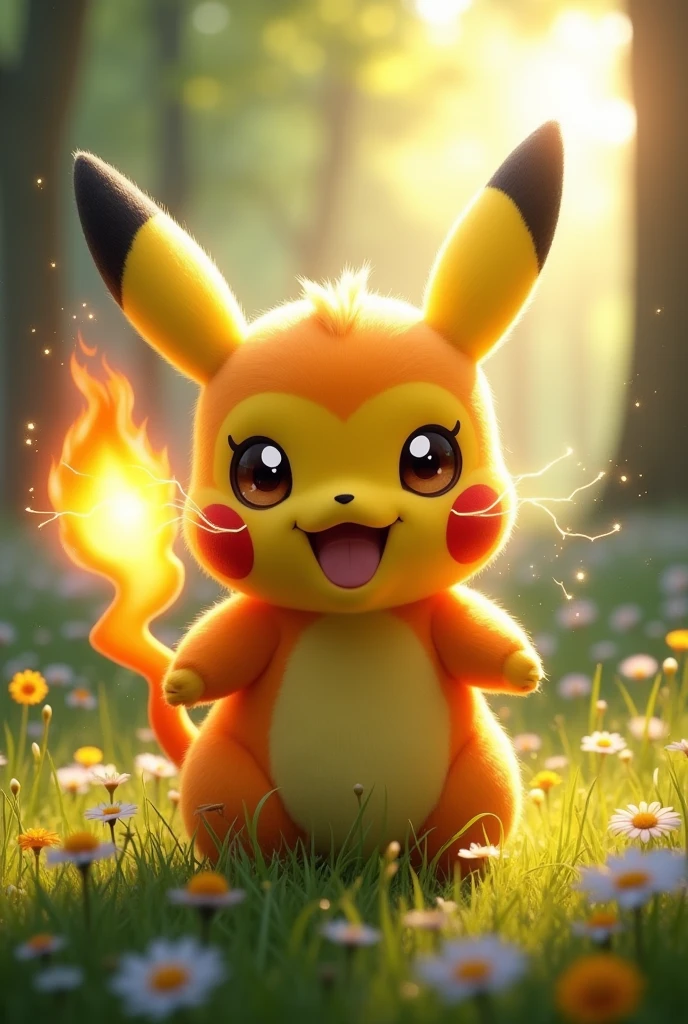 pikachu and charmander fusion
