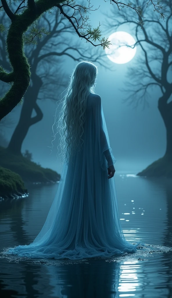 Many have encountered me, some claiming to see me rise from the water or hear my mournful cries echoing through the park