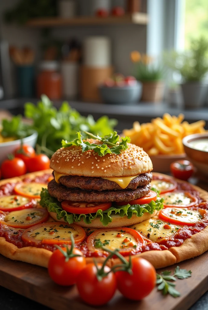 Burger pizza Many more food eating
photo for youtube channel