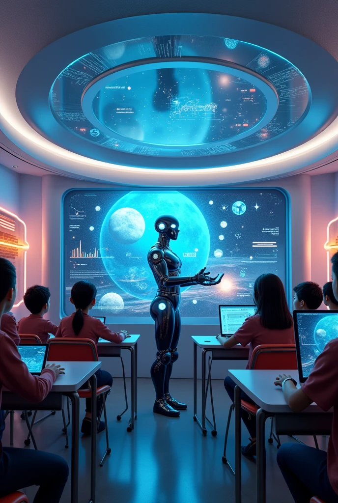 Futuristic classroom