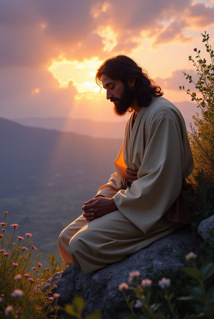 jesus praying
