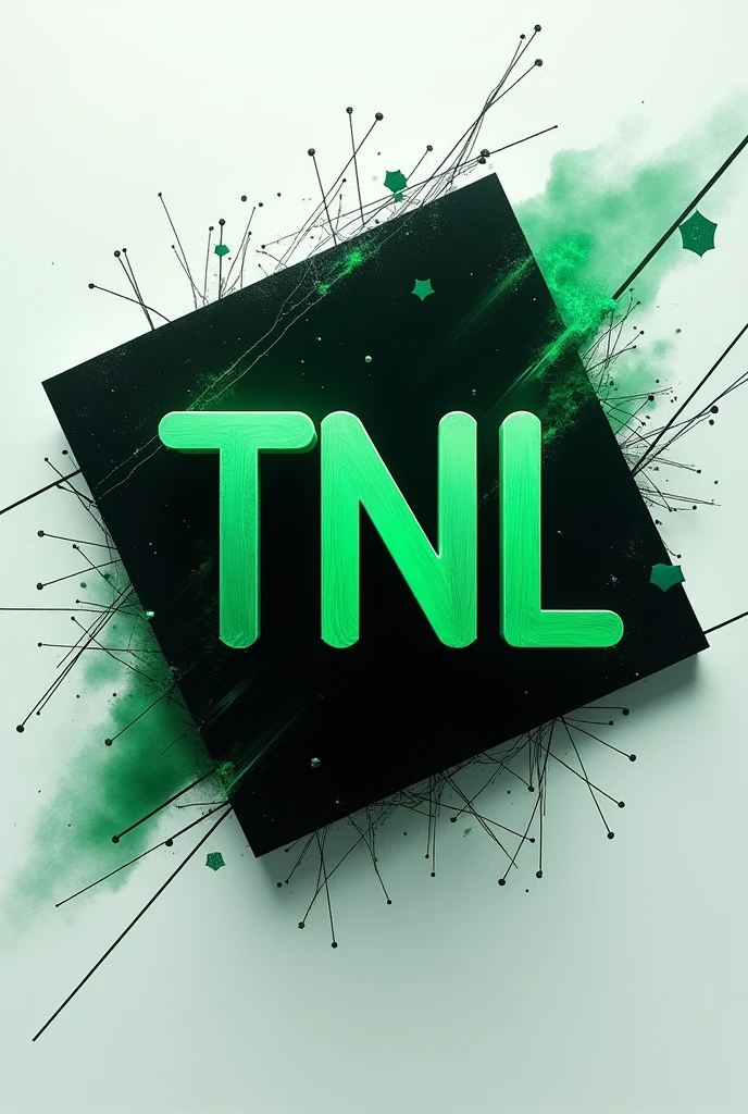 I want an art with black and green color for profile I want it to have a name TNL