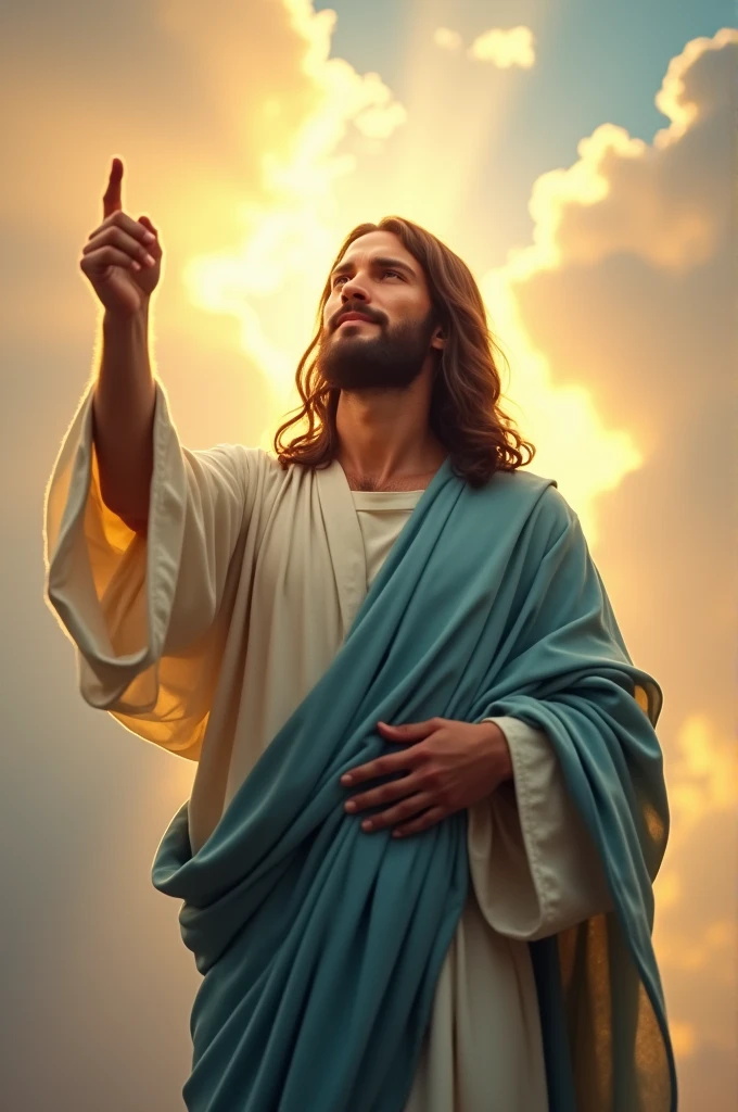 Jesus looking at me and pointing to me