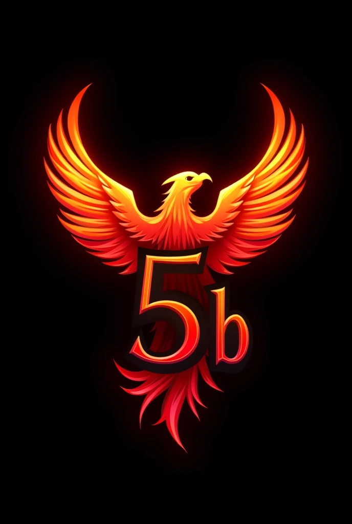 Red and orange Phoenix logo that has letters that say 5 "b"