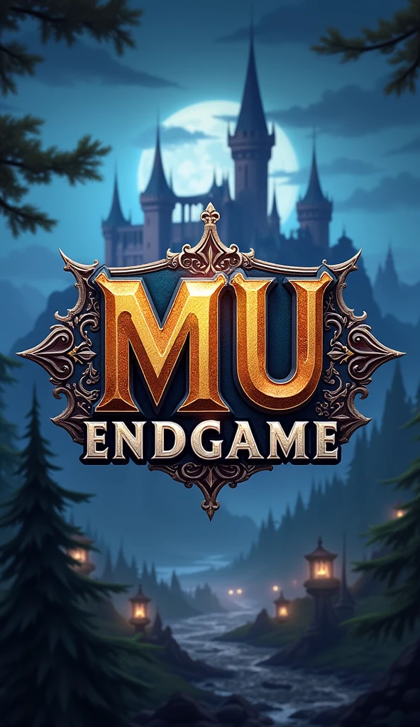 Logo with the name MU ENDGAME is a series of 3D action-adventure and MMORPG video games, set in a medieval atmosphere.