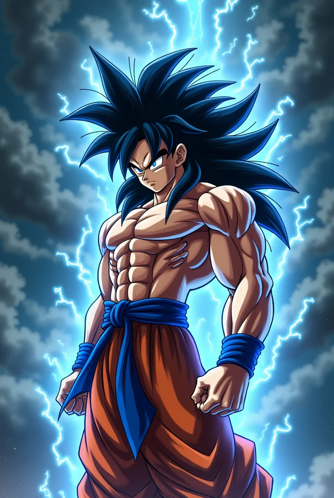 Goku super sayajin 4 naked realistic