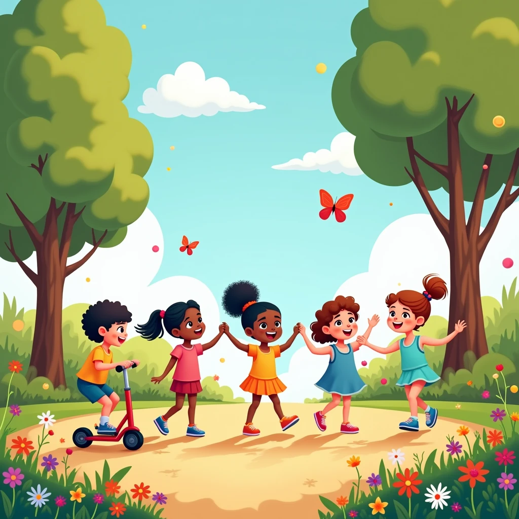 make an image for a collection about kids, for a playful e-commerce store