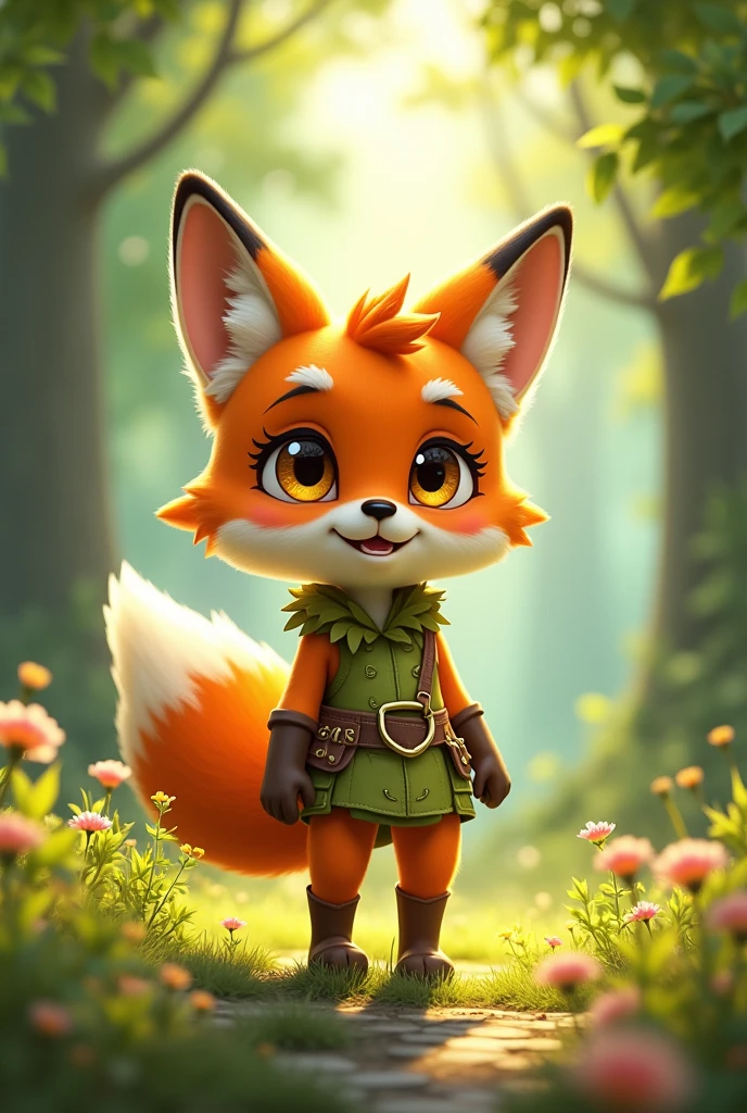 Girl furry antropomorphip
