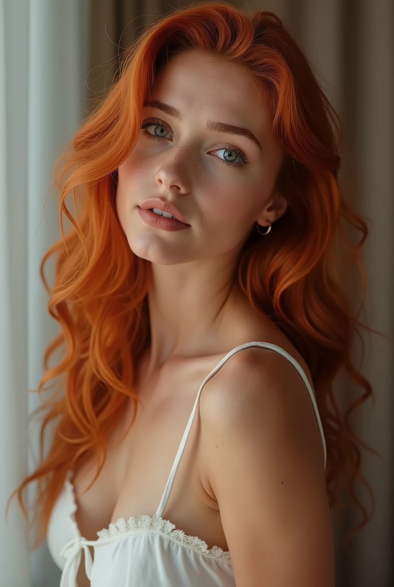 27 year old Brazilian redhead posing for Instagram profile picture