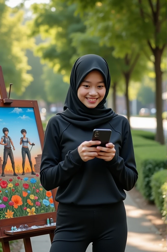 Qiz bola
Hijabli qiz
Yoshi 19
Rassom
Yonida mushugi bor
Kiymi qora
Kiyim sport kiyimi
Boyi 166
Vazn 55
Kozi jiggar rangdan azgina ochroq
Burun azgina kattaroq
Lab qalin
Tish tekkis va oppoq
Qolida telefon pubg oynayapti