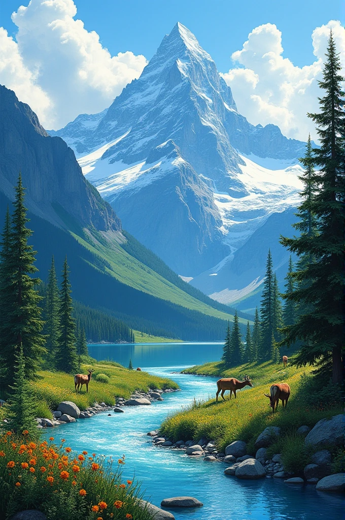 Nature pic with named as canada