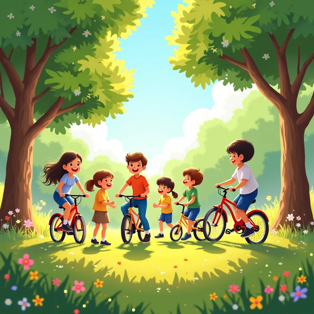 make an image for a collection about children, for an e-commerce store kids playing more real life