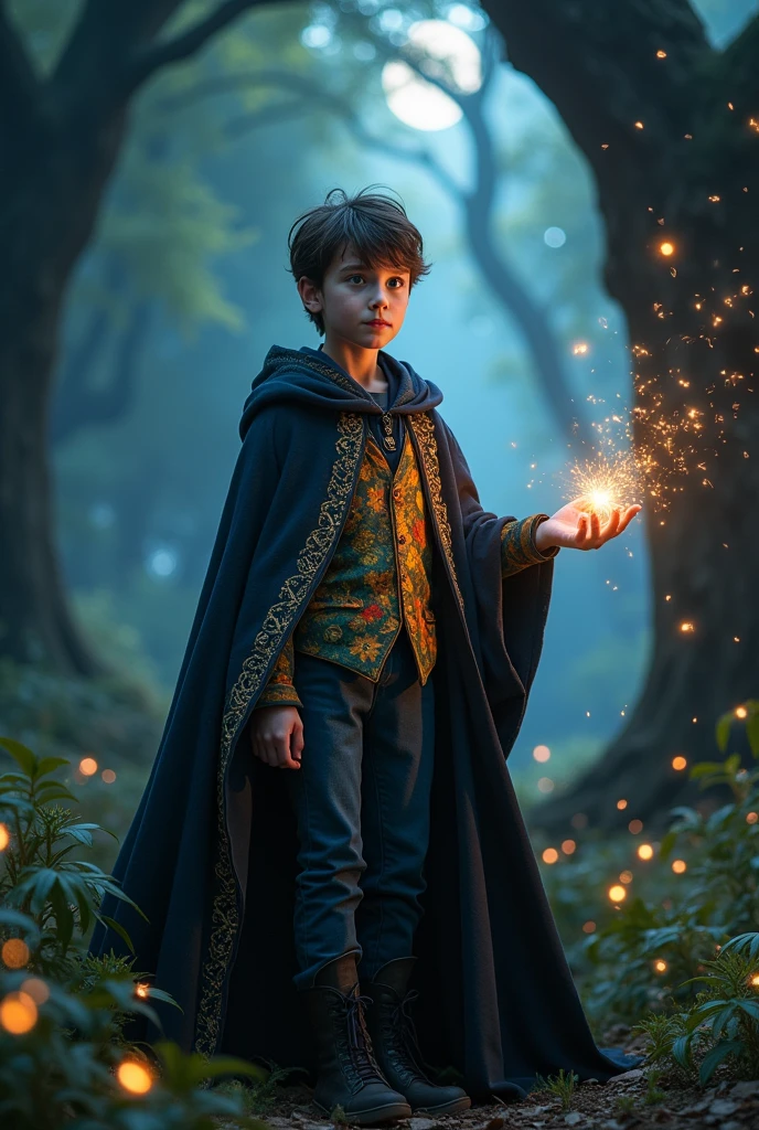 Boy Wizard realistically