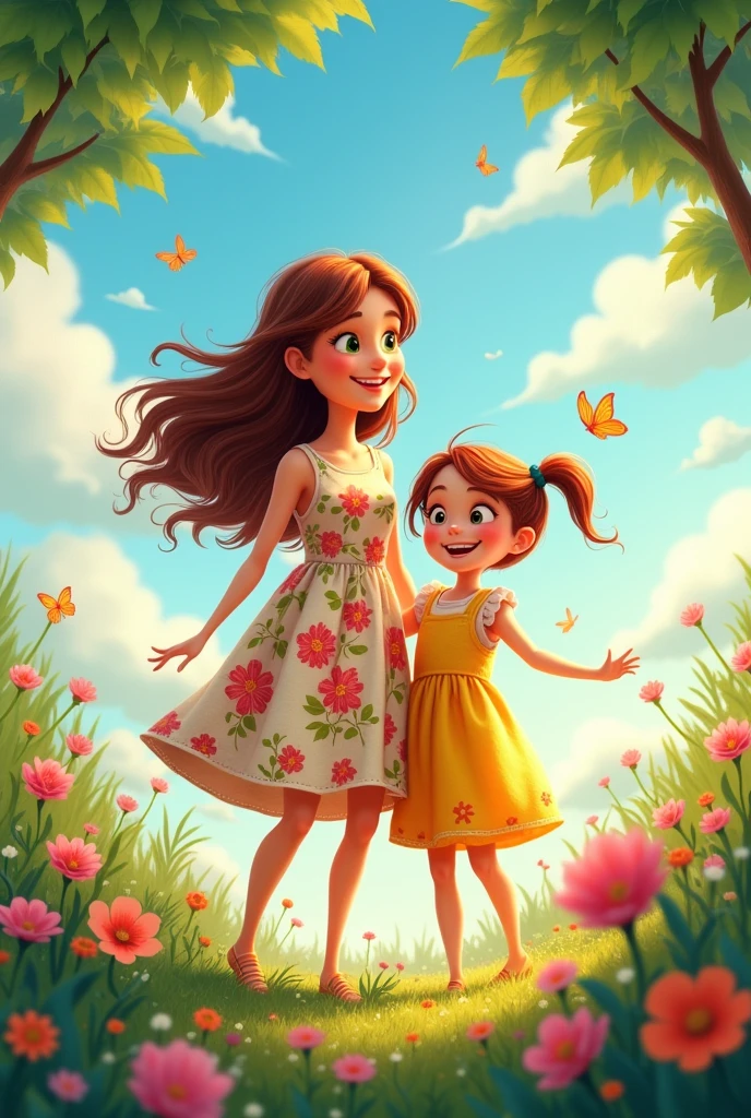 Mother and
Ground daughter animated