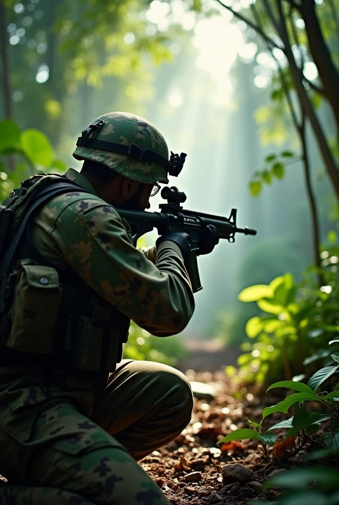 Brazilian soldier shooting