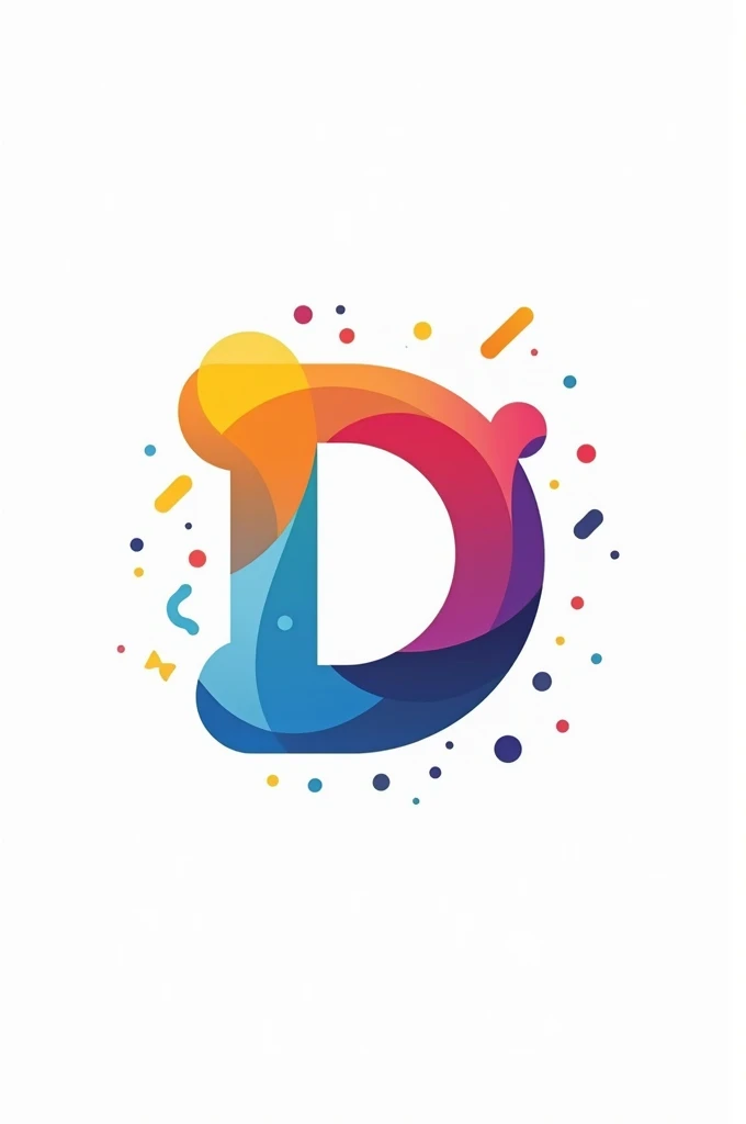 Logo for a clothing store with the theme "dopamine"