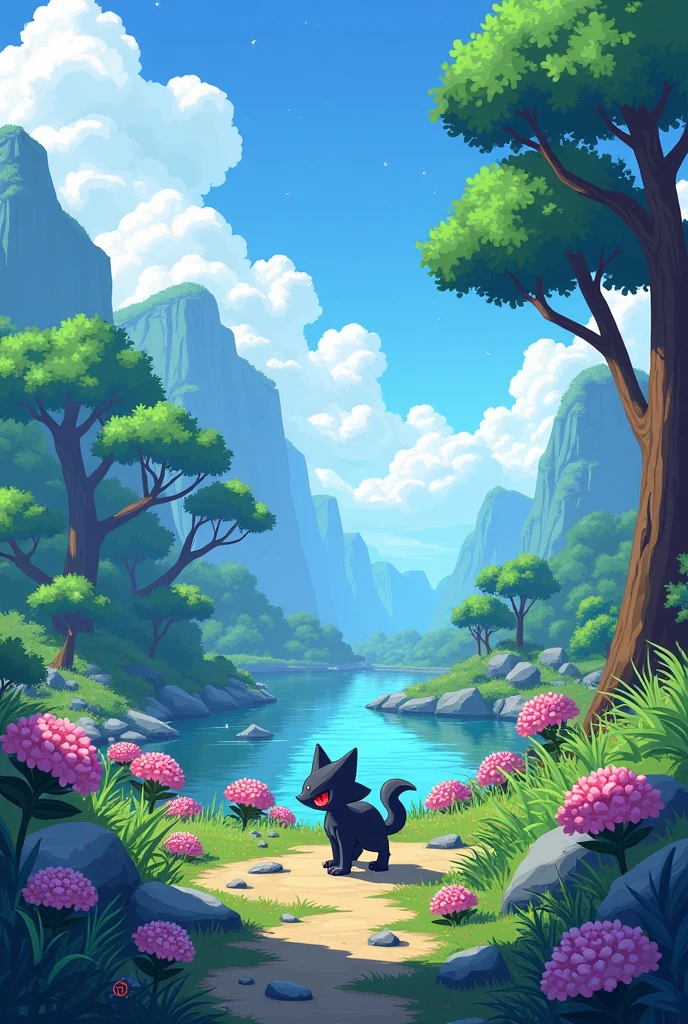 a pokemon game with a lot of different items by Josetsu, trending on pixiv, process art, shiny gems, new pokemon, pokemon military drill, intense battle, with familiar sprites, gems and diamond for fruit, zorua pokemon, sfw version, mystery pokemon, pokedstudios, similar to pokemon, mobile game, black gems, in-game