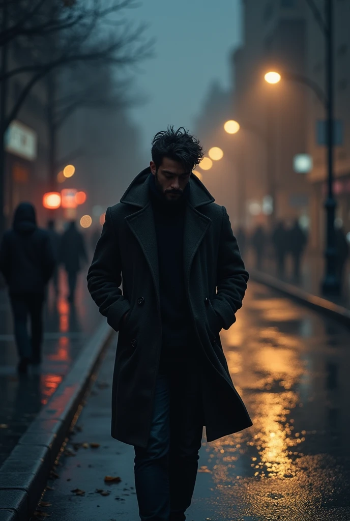 A man with a broken heart
