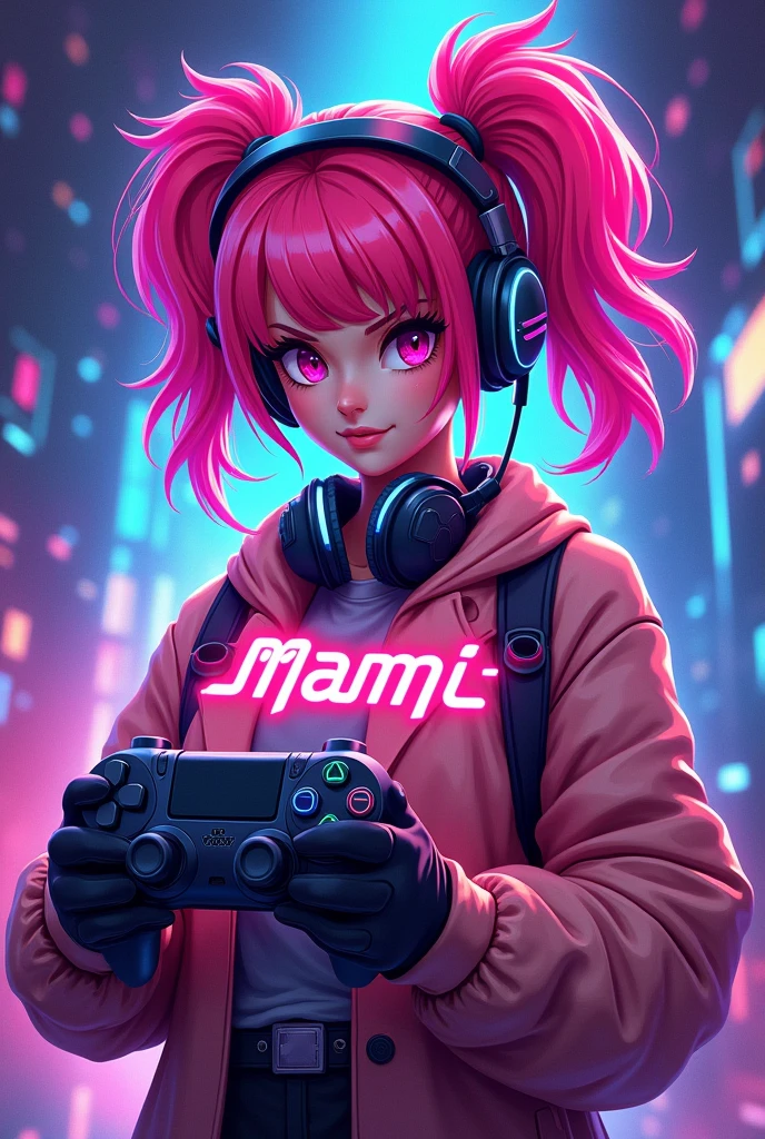 beautiful (smiling:1), woman DJ, with (pink hair:1.1) wearing (headphones:1.1) and sunglasses and a leather jacket, deejaying with turntables while dancing, colorful disco lights, (skindentation:1.2),(perfect photorealistic face:1.3), (hyper-realistic:1.2), rule of thirds golden ratio, cinematic, absurdres
