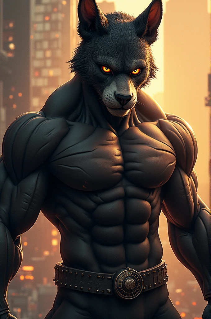 - **Complexion**: Athletic and muscular, reflecting his superhuman strength.
- **fur**: It has a darker tone, which gives it a different and more contemporary look.
- **hair**: Her hair is dark and is often depicted as a short, thin cut..
- **eyes**: His eyes are large and expressive, typical of the representation of superheroes, often with an intensely penetrating look.