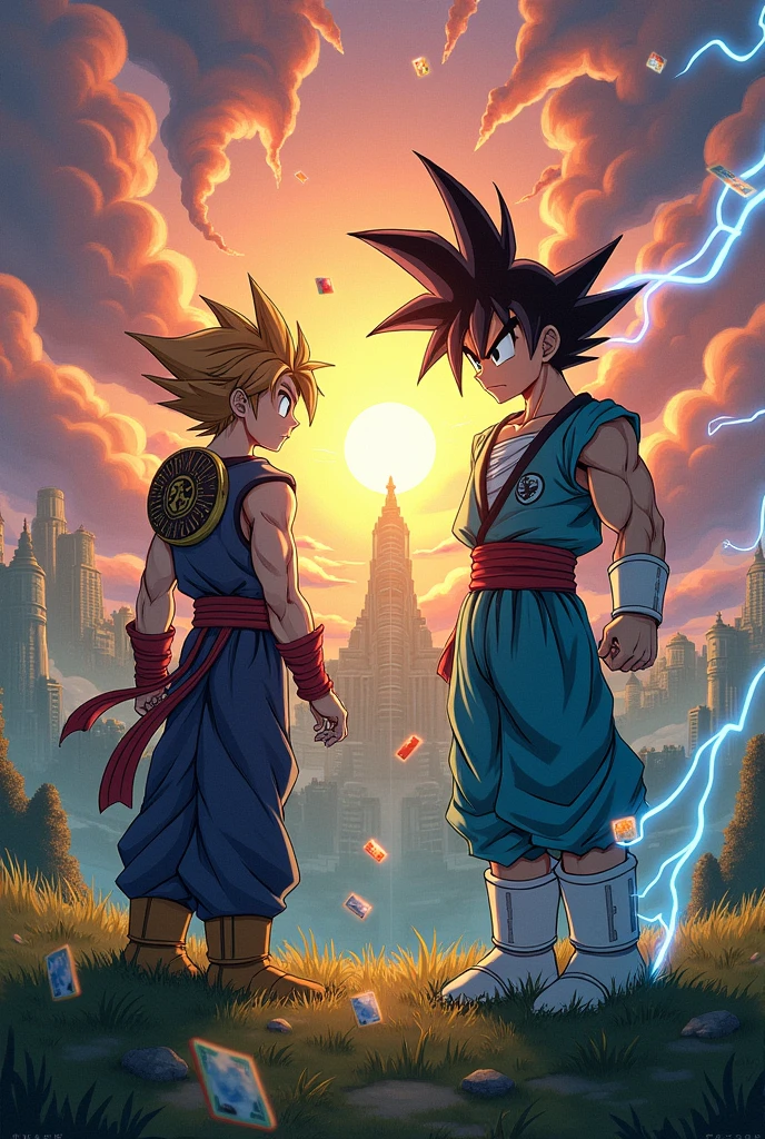 Crossover between Yu-Gi-Oh and Dragon Ball Z