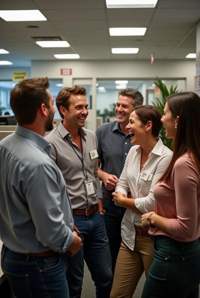 Gossiping colleagues in the office normal people 