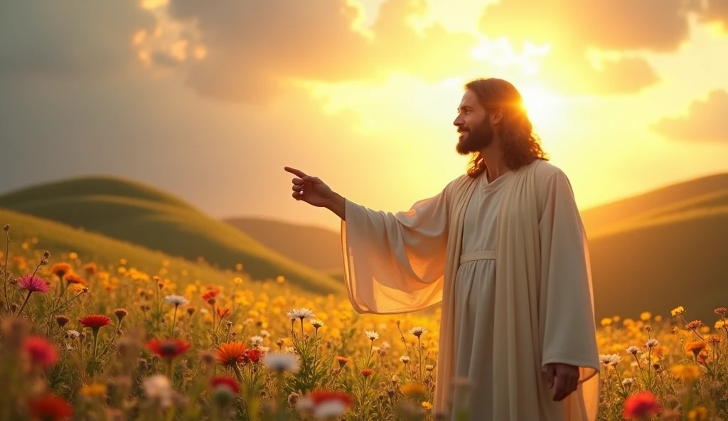 Jesus pointing to me 