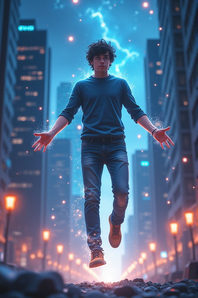 He discovered that he could manipulate gravity around him, move objects with his mind, and even float in mid-air.
