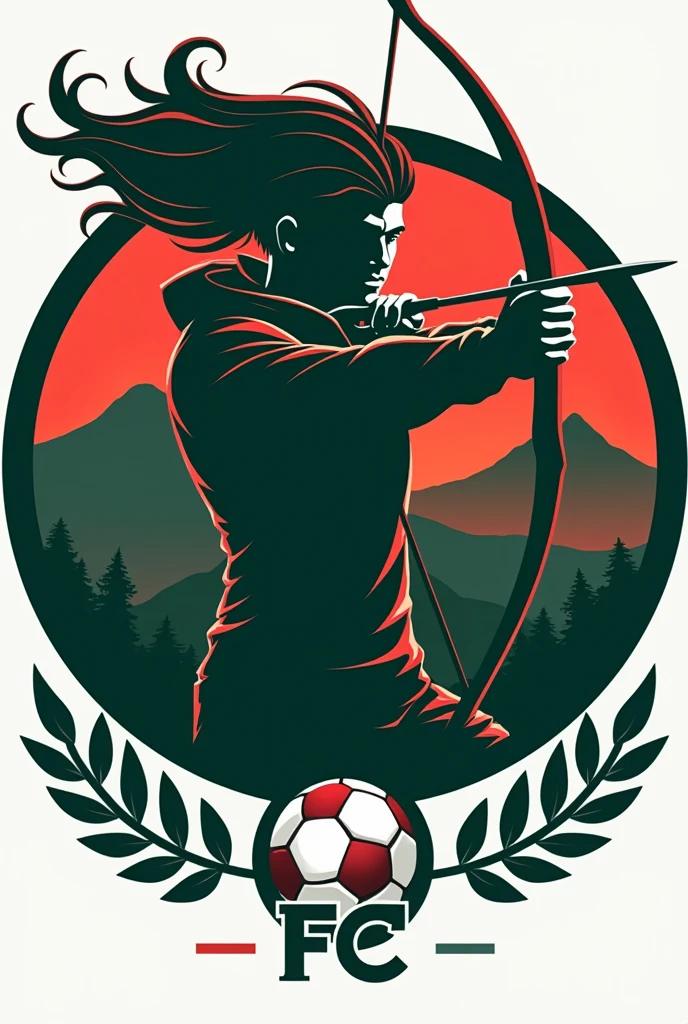 Design a logo for a football team named Marksman fc
