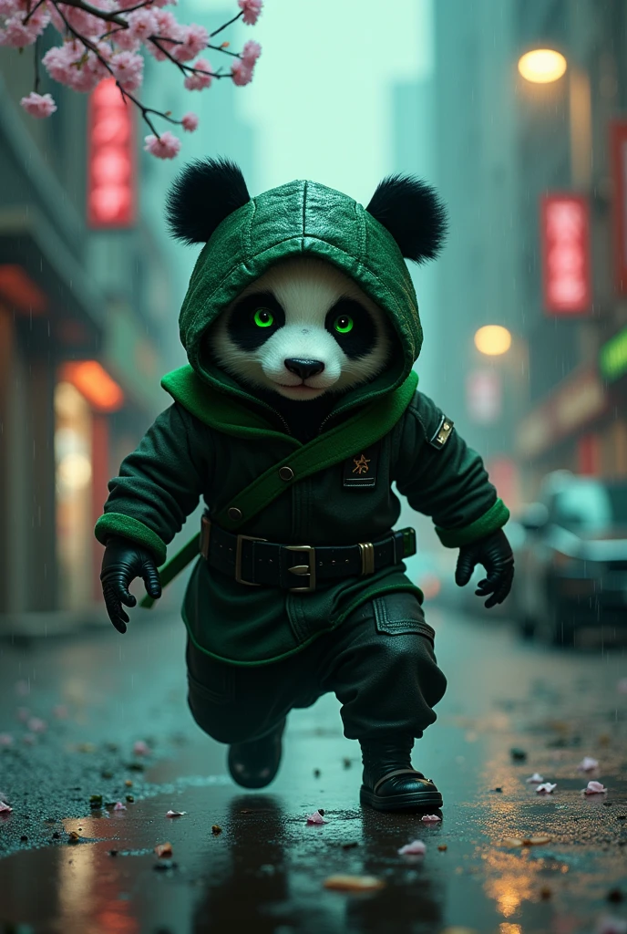 Panda ninja anti hero.