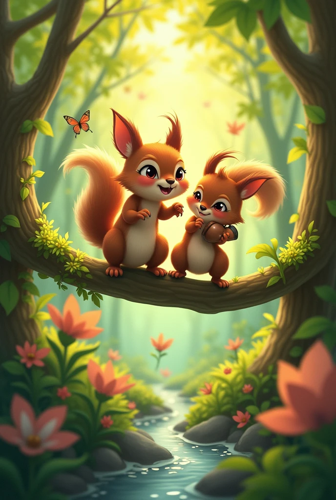 Twig: A playful squirrel and Lily’s best friend. Loyal and mischievous, Twig adds fun and excitement to all of Lily’s adventures.