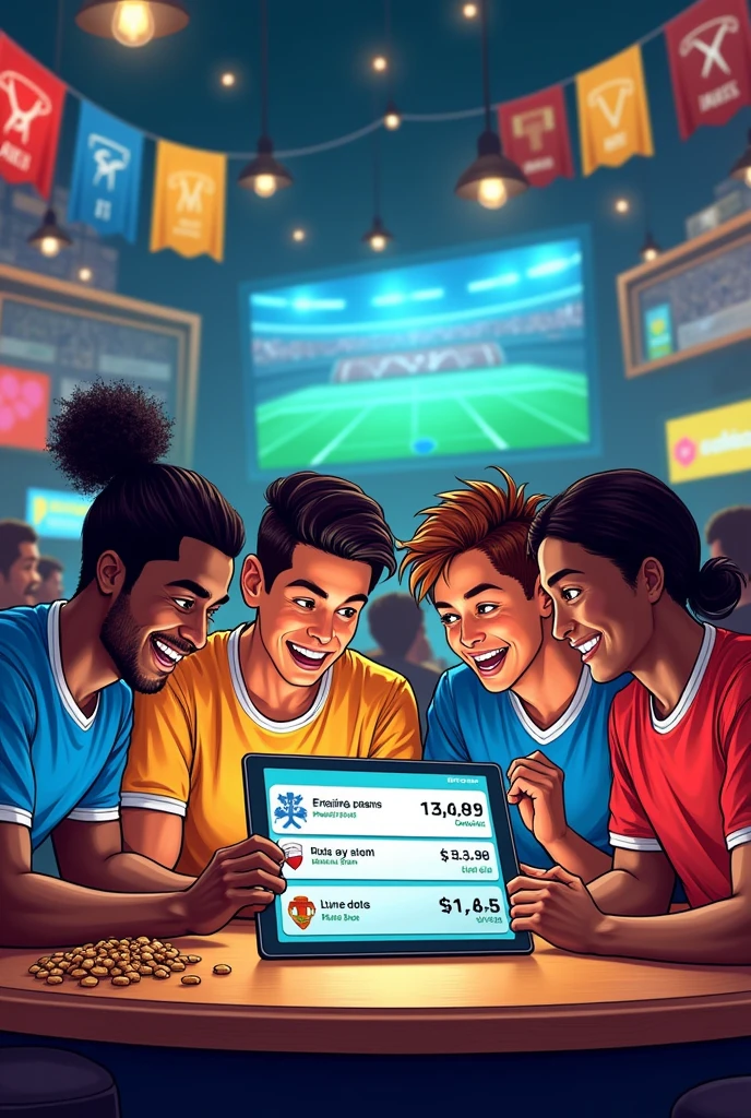 I want an image for a WhatsApp group called the fixed and combined JC, This group is related to sports betting.