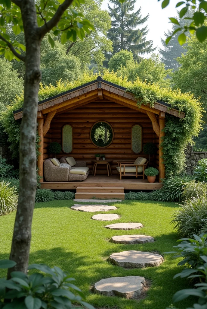 DESIGN FOR DEER’S SHELTER
Shelter in open garden area for deer to run and jump through with full greenery to mimic a natural forest environment
Tree logs to create the shelter

Large and open area
Lightweight and portable
Soft grass padded floor to provide comfortable resting area
Mesh windows for proper ventilation and allow deers to see outside world
Built in compartments for food
Water to keep them hydrated
Crow creepers to cover the shelter for giving it a look of natural landscape
Place the shelter in a quiet, shaded area of our yard