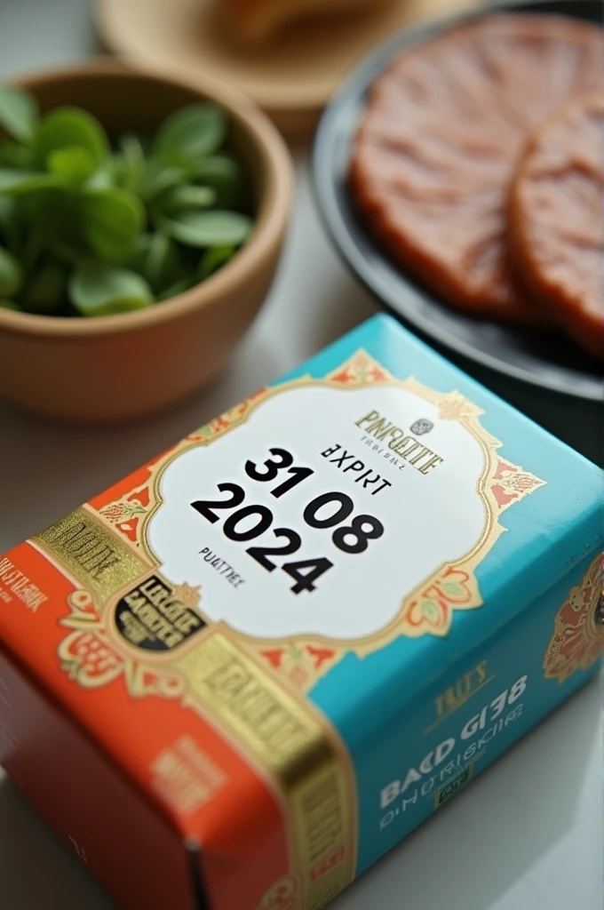 Label with expiry date 31 08 2024