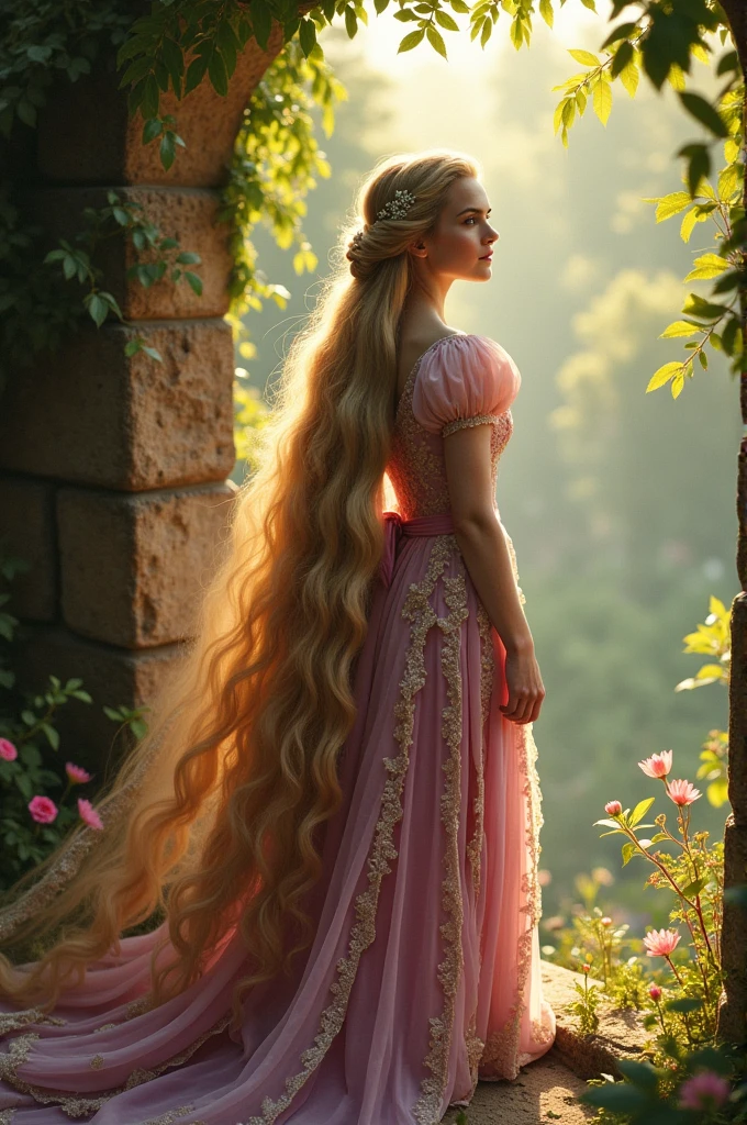 Create actress Emma Watson as Rapunzel
