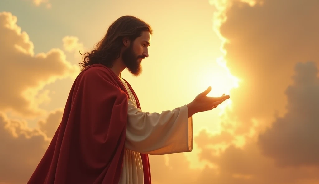 Jesus looking at me and pointing to me